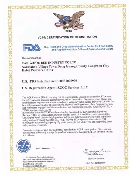 FDA Certification